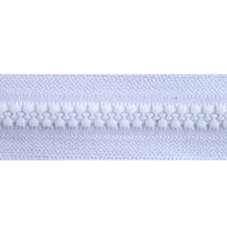FERMETURE PLAST.BLANCHE GM  /metre