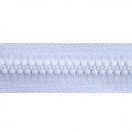 FERMETURE PLAST.BLANCHE GM /metre