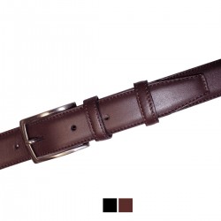 1830/35 CEINTURE H 35mm cuir bov fleur corrigée tan vég