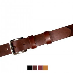 300/30 CEINTURE 30mm cuir bov pleine fleur tan vég