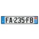 PLAQUE AUTO 520*110 dep 27