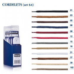 LACETS SAPHIR CORDELET 45 / BOITE DE 6 p