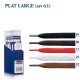 LACET SAPHIR PLAT LARGE 120 CM BTE DE 5P