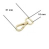MOUSQUETON ANNEAU GOUTTE