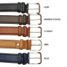 922/35 CEINTURE 35mm cuir bov fleur corrigée tan vég