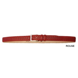 6481/30 CEINTURE H 30mm cuir bov fleur corrigée tan vég