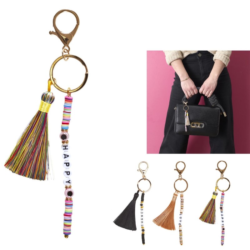 PORTE CLES PERLES