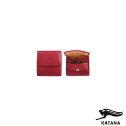 553032 PORTE MONAIE PLIANT 9.4x9.4 Cuir bovin