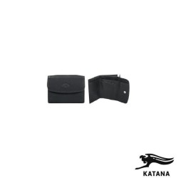 653032 PORTE MONAIE PLIANT 9.4x9.4 Cuir bovin