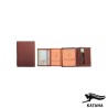 753019 POTE FEUILLE 2 volets 10x14 Cuir bovin
