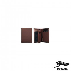 753096 PORTE CARTE VERTICAL 1 volet 9x12 Cuir bovin NOIR