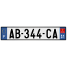 SIV PLAQUE AUTO TIFLEX PREPERCEE 520X110