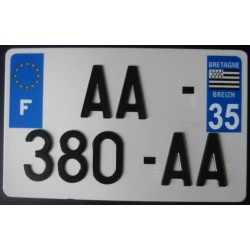 SIV PLAQUE AUTO 275X200 PREPERCEE