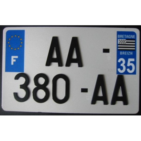 SIV PLAQUE AUTO 275X200 PREPERCEE