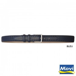 6482/35 CEINTURE MOVI H 35mm cuir bovin fleur corrigée tan. végétal