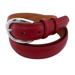 4090/30 CEINTURE MOVI H 30mm cuir bovin pleine fleur tan.végétal