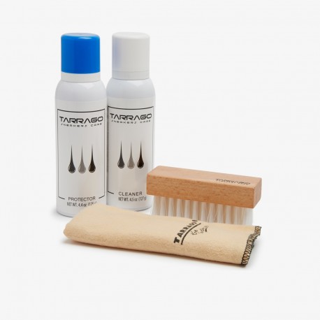 TARRAGO SNEAKERS KIT CLEAN et PROTECT AVEC BROSSE ET CHAMOISINE