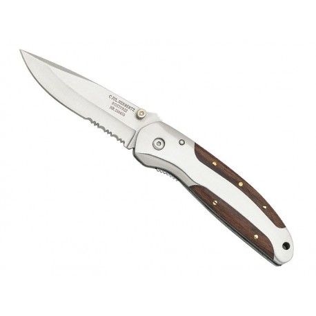 HERBERTZ INOX/PACCA 10 CM SEMI-DENTEE INOX