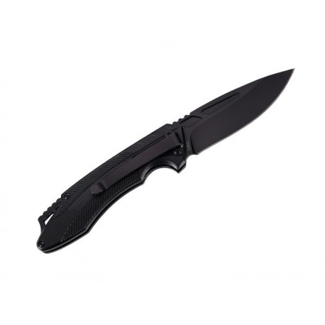 HERBERTZ ALU ROUGE/NOIR 12 CM INOX