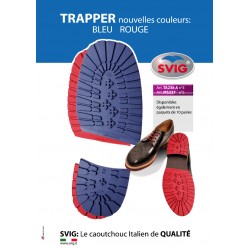 TRAPPER 1/2 SEMELLE (N°5) 5MM MS237TR ROUGE