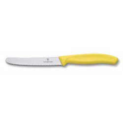 VICTORINOX COUTEAUX OFFICE BOUT ROND A DENTS 11cm