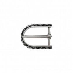 BOUCLE DE CEINTURE 30MM ARGENT