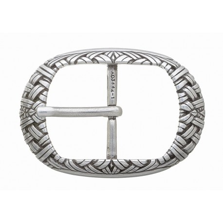 BOUCLE DE CEINTURE 35MM ARGENT