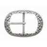 BOUCLE DE CEINTURE 35MM ARGENT