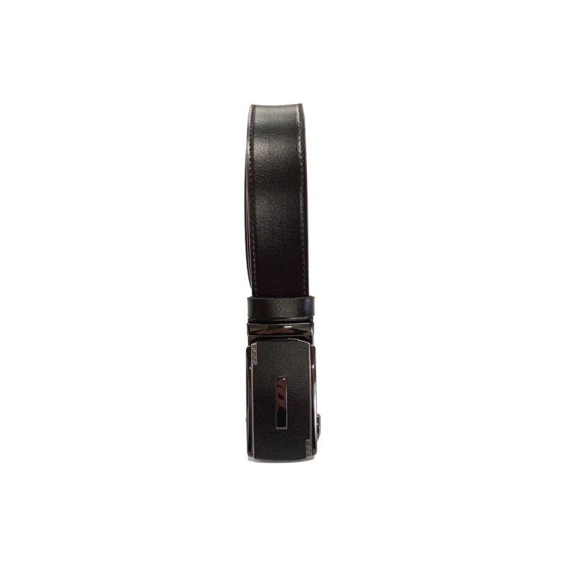 CEINTURE 35MM A CREMAILLERE AUTOMATIQUE CUIR DE VACHETTE