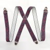 LOT DE 12 BRETELLES FRANCAISES MOTIFS ASSORTIES