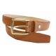 HOEDIC CEINTURE FRANCAISE 30MM cuir bov pleine fleur tan vég.