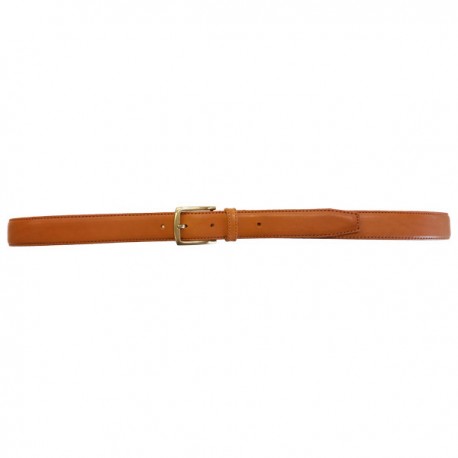 HOEDIC CEINTURE FRANCAISE 30MM cuir bov pleine fleur tan vég.