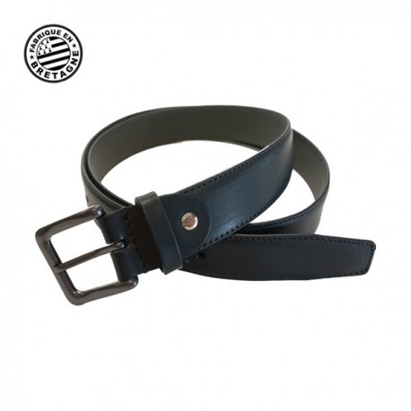 OUESSANT CEINTURE FRANCAISE 35MM cuir bov pleine fleur tan vég.