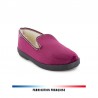 CHARENTAISE GERMAINE VELOUR BDX SEMELLE INJECTEE FOURREE LAINE
