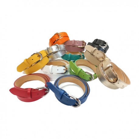 ANAIS CEINTURE 30MM cuir vachette grainé
