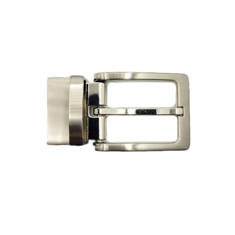 BOUCLE DE CEINTURE REVERSIBLE A GRIFFE 30MM NICKELEE