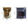 FERMOIR TIC TUC 20 MM CARRE NICKELE