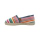 ESPADRILLE RAYEE MULTICOLORE