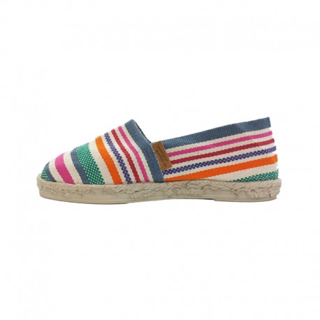 ESPADRILLE RAYEE MULTICOLORE
