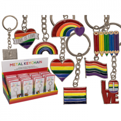 PORTE CLES ARC EN CIEL