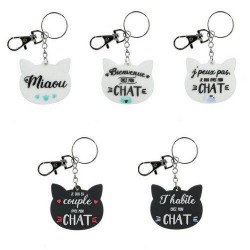 PORTE CLES CHAT