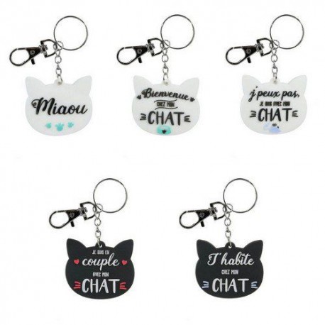 PORTE CLES CHAT