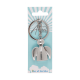 PORTE CLES METAL BROSSE ANGE GARDIEN 
