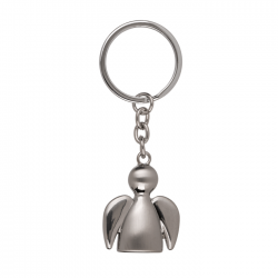 PORTE CLES METAL BROSSE ANGE GARDIEN 