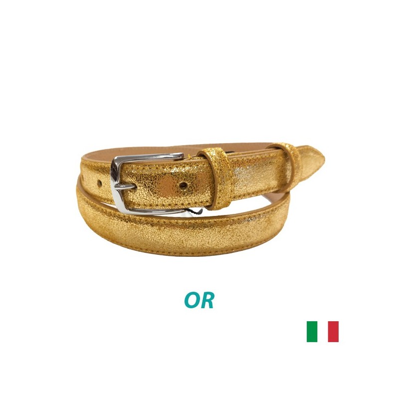 644/25 ceinture 25mm cuir bovin pleine fleur tan végé