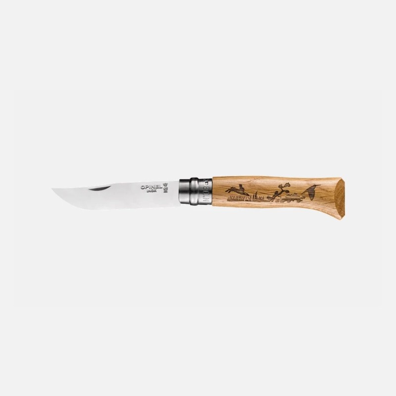 OPINEL N°8 CHENE ANIMALIA