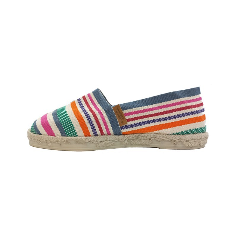 ESPADRILLE RAYEE MULTICOLORE