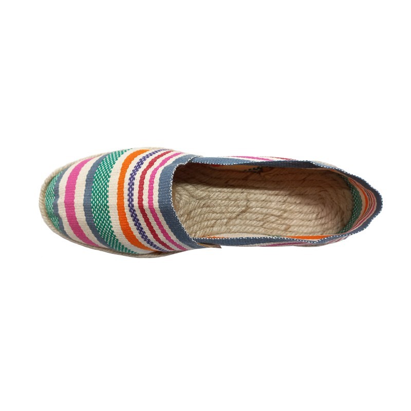 ESPADRILLE RAYEE MULTICOLORE