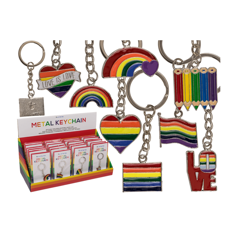 PORTE CLES ARC EN CIEL