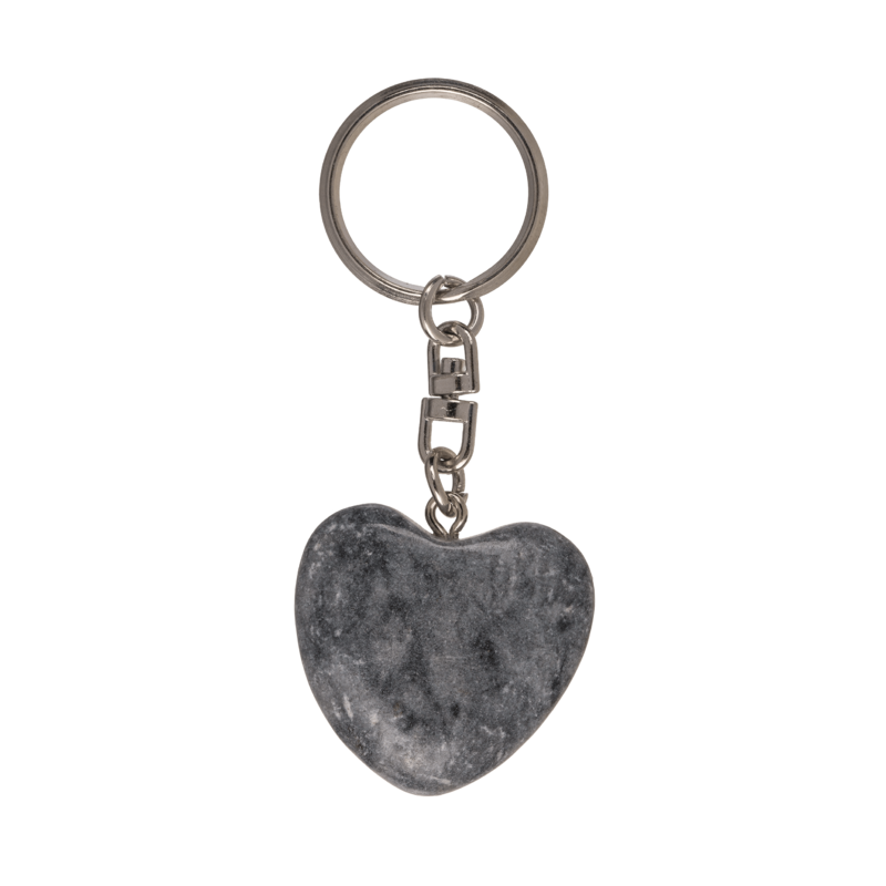 PORTE CLES PIERRE EN COEUR